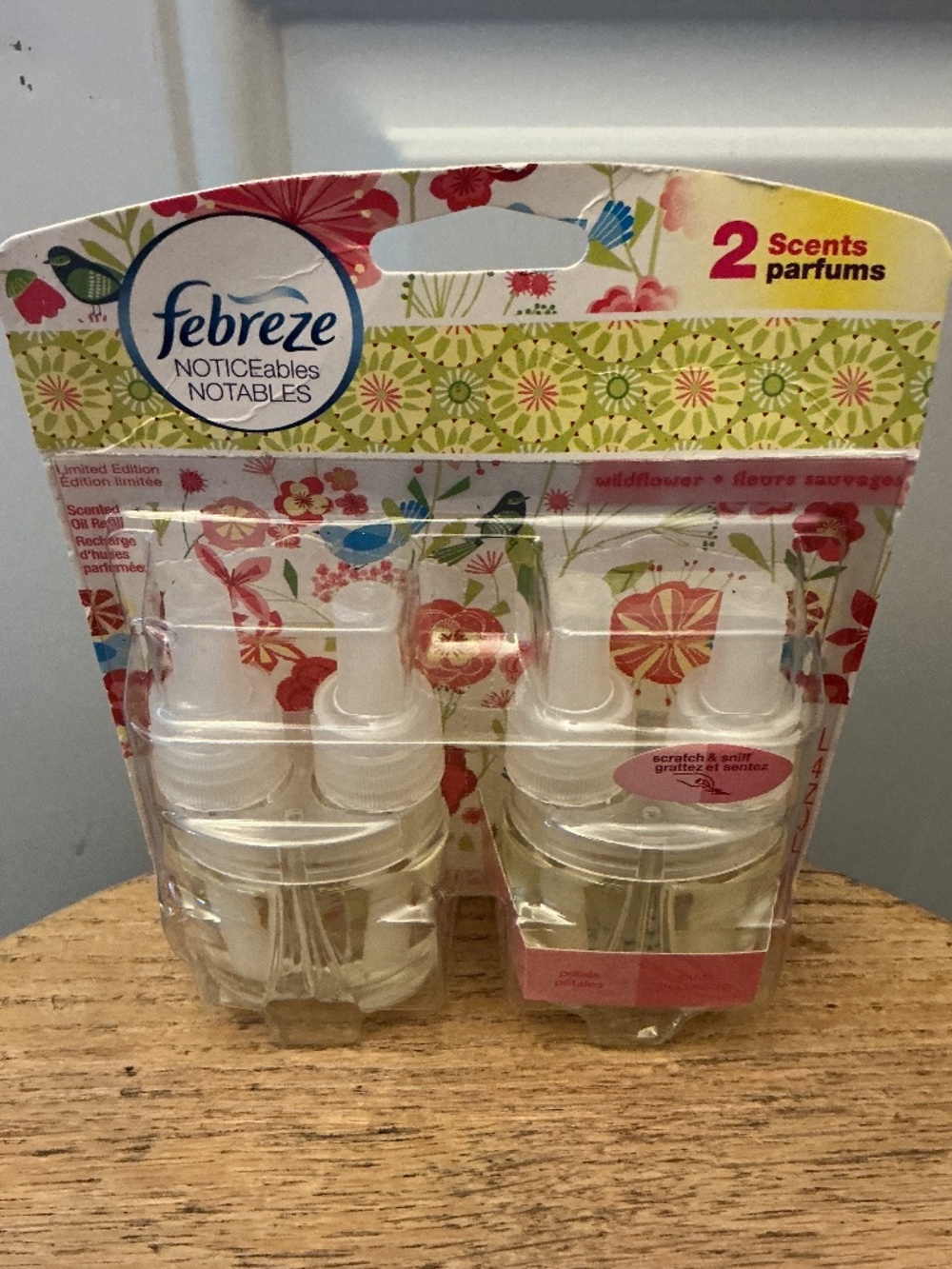 NEW Febreze Noticeables Wildflower Limited Edition Refill Oil Duo Petals Buds